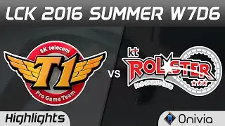 SKT vs KT Highlights Game 3 LCK Champions W7D6 2016 SK Telecom T1 vs KT Rolster