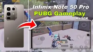 Infinix Note 50 Pro PUBG Test 🔥 144Hz | PUBG Mobile Livik Gameplay