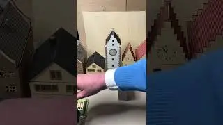 Schnellaufbau von Innenstadt Modellh&auml;usern #ma&szlig;stab #diy #modellbau #moba #lasercutting #h0