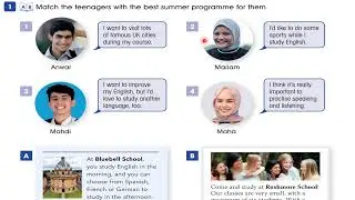صفحة 10 انكليزي رابع اعدادي