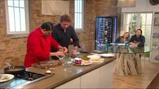 Professor Cyrus Todiwala cooks Sea Bass