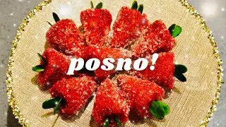 POSNE JAGODICE SA SMOKVAMA I BADEMIMA ( VEGAN FIGS & ALMOND STRAWBERRIES)