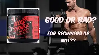 Blood shower pre-workout review 💀🩸from Nutrition Planet 299 only