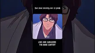 the soul society arc is peak #anime  #shorts