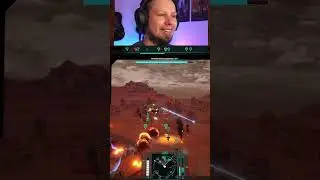 When you run full melee and a Dropship appears - Mechwarrior 5 Mercenaries #shorts