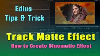 Edius Track Matte Effect | Edius Video Editing | Edius Tutorial | How to Use Track Matte