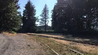 Eastbound UP Stacker at Cascade Locks OR. With 2 Standard Cab SD60&rsquo;s!