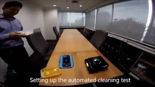 Automatic Cleaning of Lightshelf with iRobot Braava 300