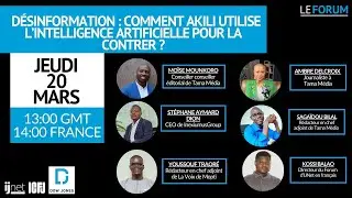Webinaire 141: Désinformation : Comment Akili utilise l’intelligence artificielle pour la contrer ?