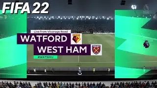 FIFA 22 - Watford vs West Ham - Premier League | PS4