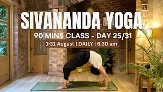 Sivananda Yoga Live Class - 90 mins - 25/31