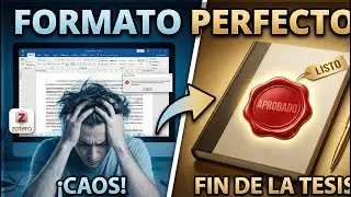 Termina tu Tesis R&aacute;pido: Trucos de Word para &Iacute;ndices y Referencias ⚡