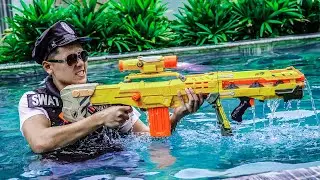 LTT Game Nerf War : Captain Warriors SEAL X Nerf Guns Fight Rocket Crazy Holiday Destroyers