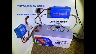 200 watt solar system install /Victron inverter/charge controller and Dongle/ REDODO 200Ah LiFePO4