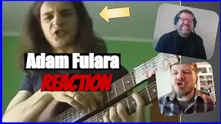 Music Teacher Reacts to The Constipation Face Guitarist Adam Fulara Plays Tapping Custom Double Neck