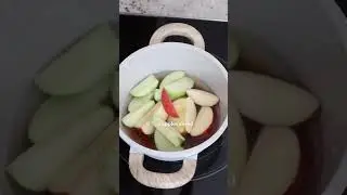 How to make the perfect apple syrup in a Crew Chubby Bottle 🤩🍎