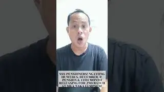✅️SSS DECEMBER PENSION & 13TH MONTH RELEASING FOR 2ND BATCH & NAKA LUMPSUM! NGAYONG DECEMBER 4! #sss