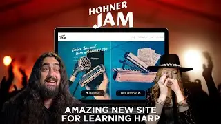 Объявление о сайте и зоне Jam Hohner для исполнителей на губной гармонике