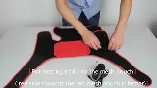 Far infrared electric shoulder heating therapy pad