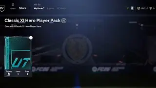 Opening the free Classic XI Hero pack in FC26