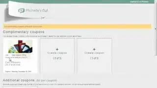 Creating Your 1st Coupon and Taking it Offline