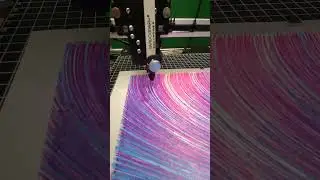 3 color #aurora print with iDraw #penplotter #drawingmachine