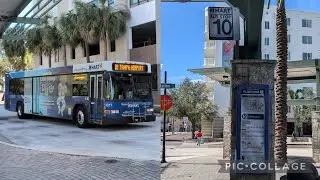 Hart bus #1311 on Route 10 arriving at MTC