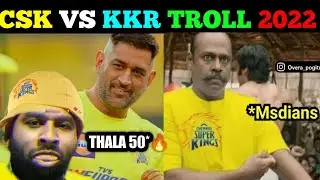 THALA 50*🔥/ VINTAGE THALA IS BACK/ CSK VS KKR TROLL 2022 / #TRUTHITS