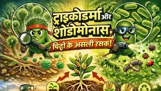 ट्राइकोडर्मा और शोडोमोनास👉 मिट्टी के असली रक्षक!