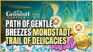 Trail Of Delicacies Stage 2 Guide | Path of Gentle Breezes | Mondstadt Area Challenge