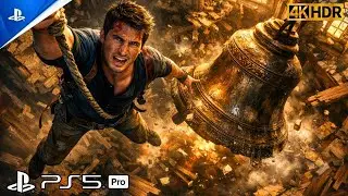 (PS5) Climbing the Tallest Clock Tower - Extreme Parkour | Realistic Gameplay [4KHDR] Uncharted&trade; 4