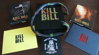 KILL BILL VOL.2 Nova Media Triple Steelbook Fullslip Box Blu-Ray Box Set + Coaster + Schlange!!
