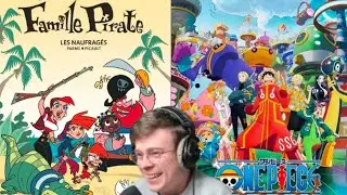 Le chat compare la famille pirate et One piece, Chapi fait un d&eacute;bat parall&egrave;le. (il a 30 ans...)