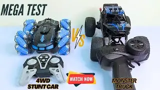 Monster Truck 🛻 & 4WD Stunt Car Unboxing + Review 🔥 Power Test | Toy Wala