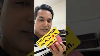 Cost of vegetables & fruits jn Japan 🇯🇵 ​⁠@TAworldvlogs #travel #indian #lifeisbutadream