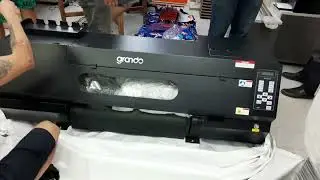 К нам приехал DTF-принтер (текстильный комплекс GRANDO GD-6202)