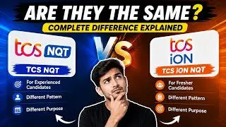 TCS NQT vs TCS iON NQT 🤔 Are They the Same? Complete Difference Explained 🔥 