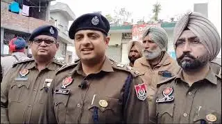 SSP kapurthala talking to Jounalists about &ldquo; war against drugs &ldquo; operation at kapurthala .