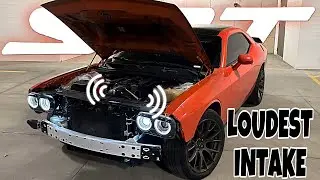 INSTALLING THE LOUDEST INTAKE ON MY CHALLENGER RT
