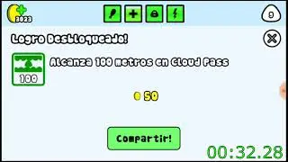 CLOUD PASS SPEEDRUN (1st achievement) in 00:32:280 seconds - Pou