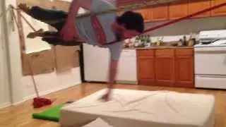 Slackline FAIL Double Rodeo Swing