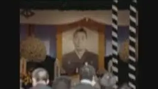 GS 28 10 81 MEMORIAL SERVICE IN TOKYO FOR THE LARGEST YAKUZA GANG LEADER KAZUO TAOKA
