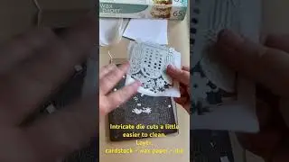 2023: Intricate dies giving you a headache? Try wax paper in between your cardstock and die.