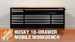 Husky 18-Drawer Mobile Workbench | The Home Depot with @Foureyes.Furniture