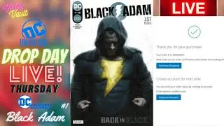VeVe Drop Day LIVE - Black Adam #1 DC Comics Blindbox NFT Drop! Good Luck!!