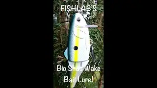 BIO SHAD WAKE BAIT BY FISHLAB!   #shortyoutube  #shorts