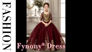 Luxury Princess Flower Girl Dress | Fynony&reg;