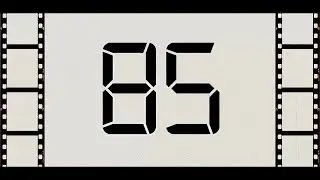 Countdown from 85 to 0 (Retro)