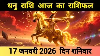 धनु राशि 17 जनवरी 2026 | Dhanu Rashi 17 January 2026 | Aaj Ka Dhanu Rashifal #आजकाधनुराशिफल 