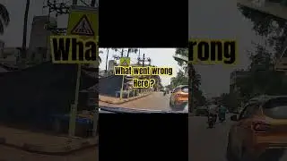 Driving distance ! #roadsafety #bangalore #patience #discipline #rules